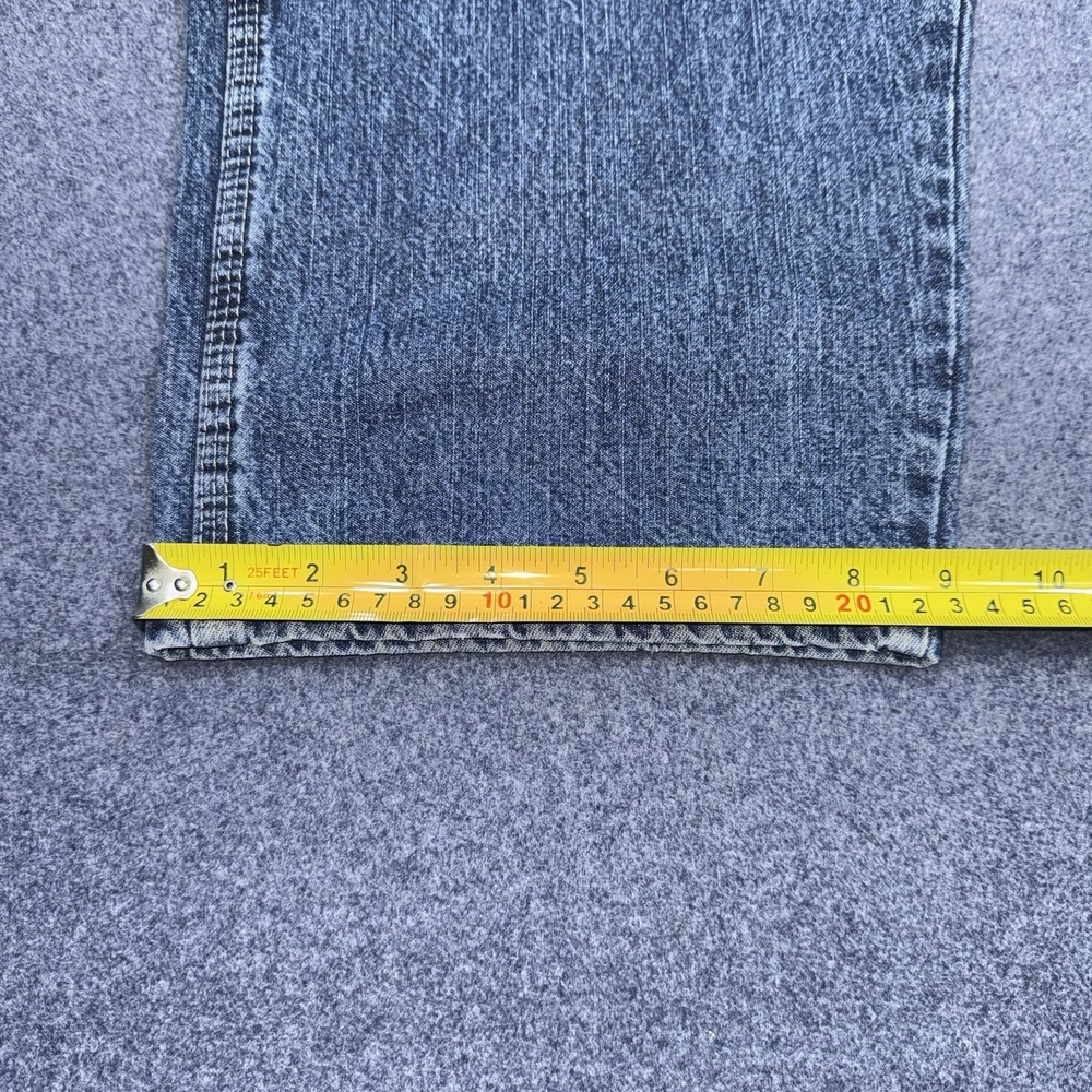 Vintage Wrangler 36x32 Carpenter Jeans Mens Denim Blue 94LSWDV Wide Leg Baggy - Picture 10 of 10